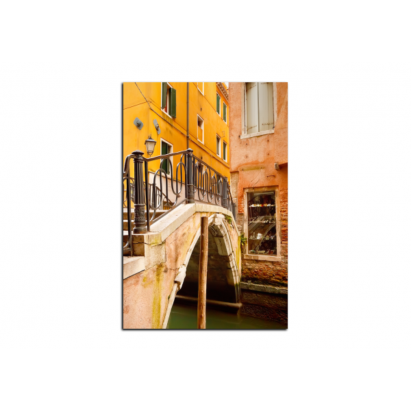 Obraz na plátně - Malý most v Benátkách - obdélník